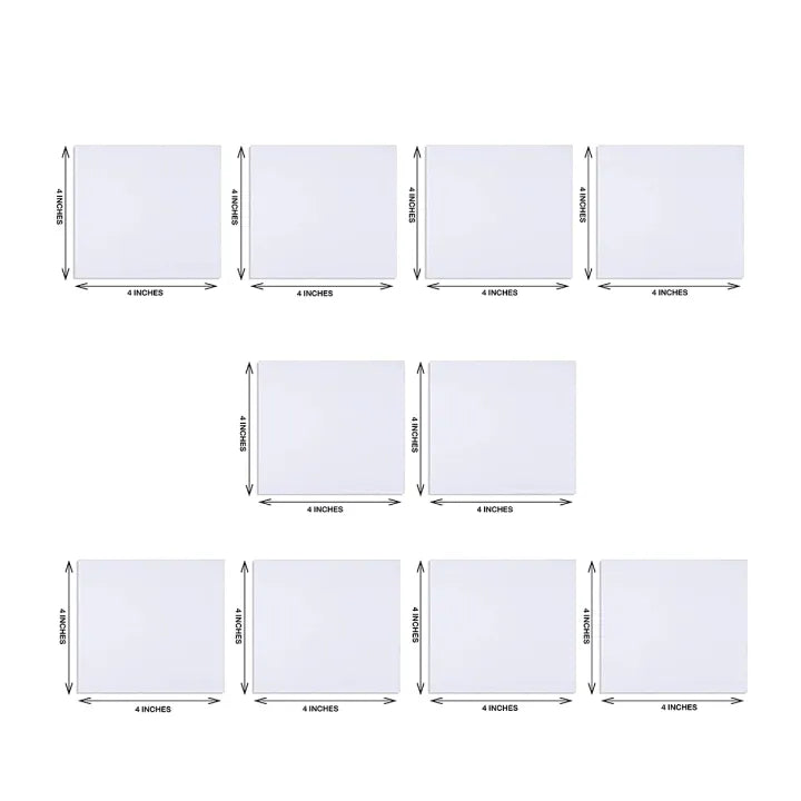 Canvas Board 4 x 4 Inch – for acrylic painting