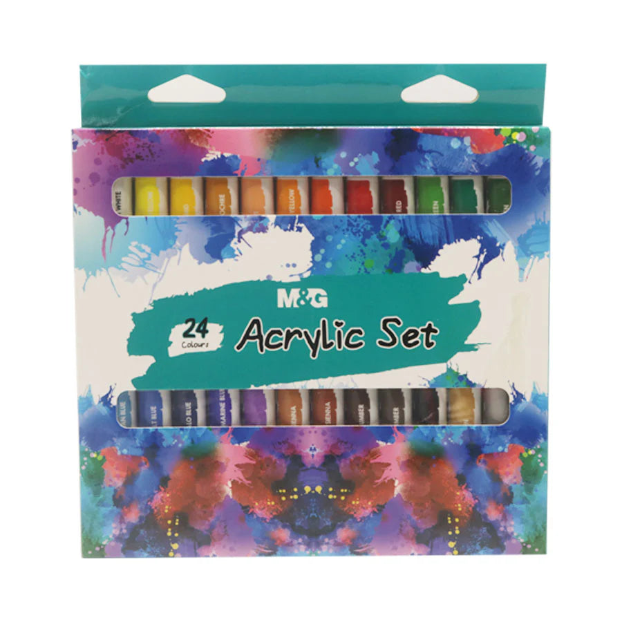 M&G Acrylic Paints 12 and 24pcs