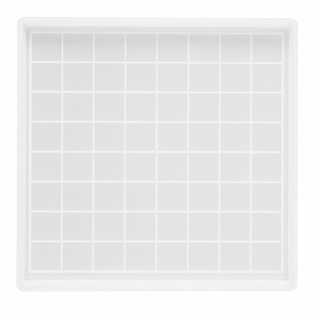 Square Grid Silicone Resin Mold – 7×7 Inch