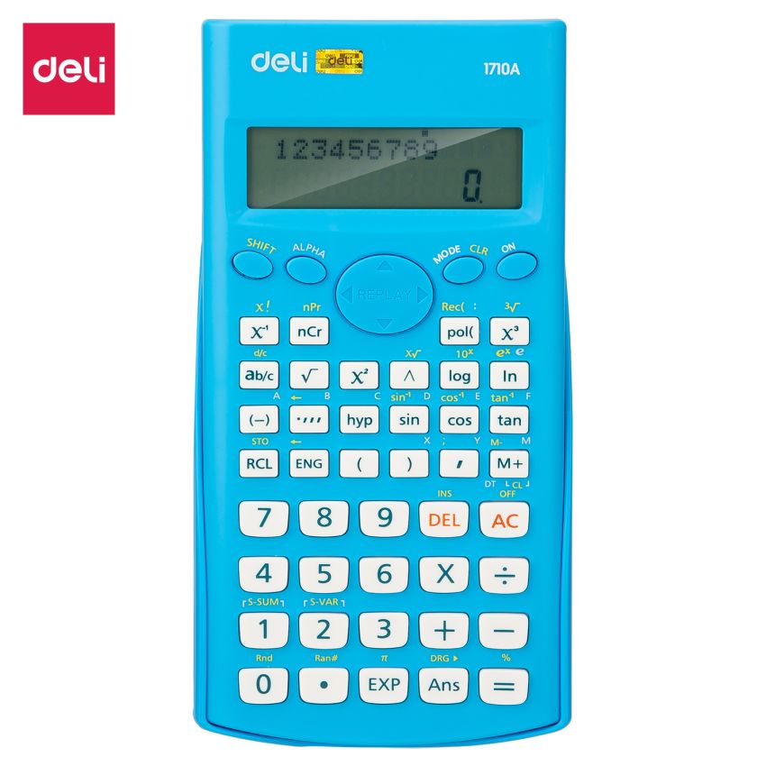 Deli E1710A Scientific Calculator Blue
