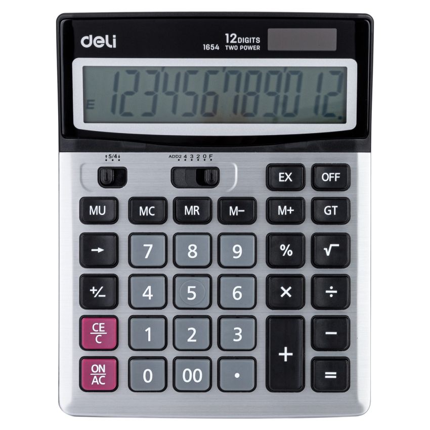 Deli E1654 Calculator Dark Grey