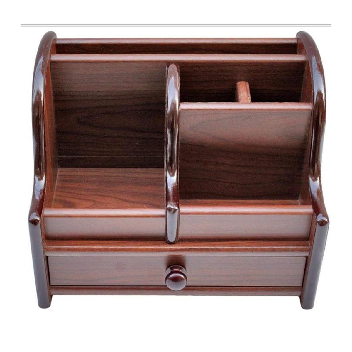 Wooden Desktop Organizer with Drawer 8013