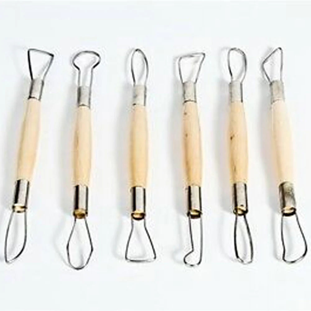Wire & Clay Tool Set 6 Pieces Professional Sculpting Tools