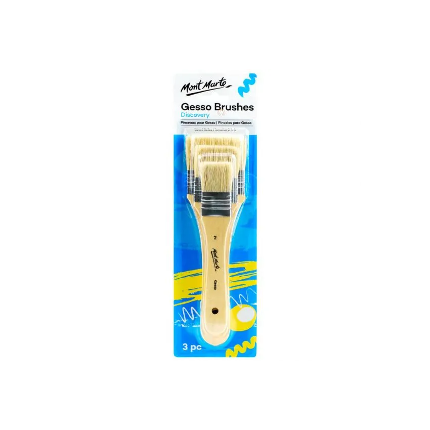 MontMarte Gesso Brushes 3Pcs MPB0003