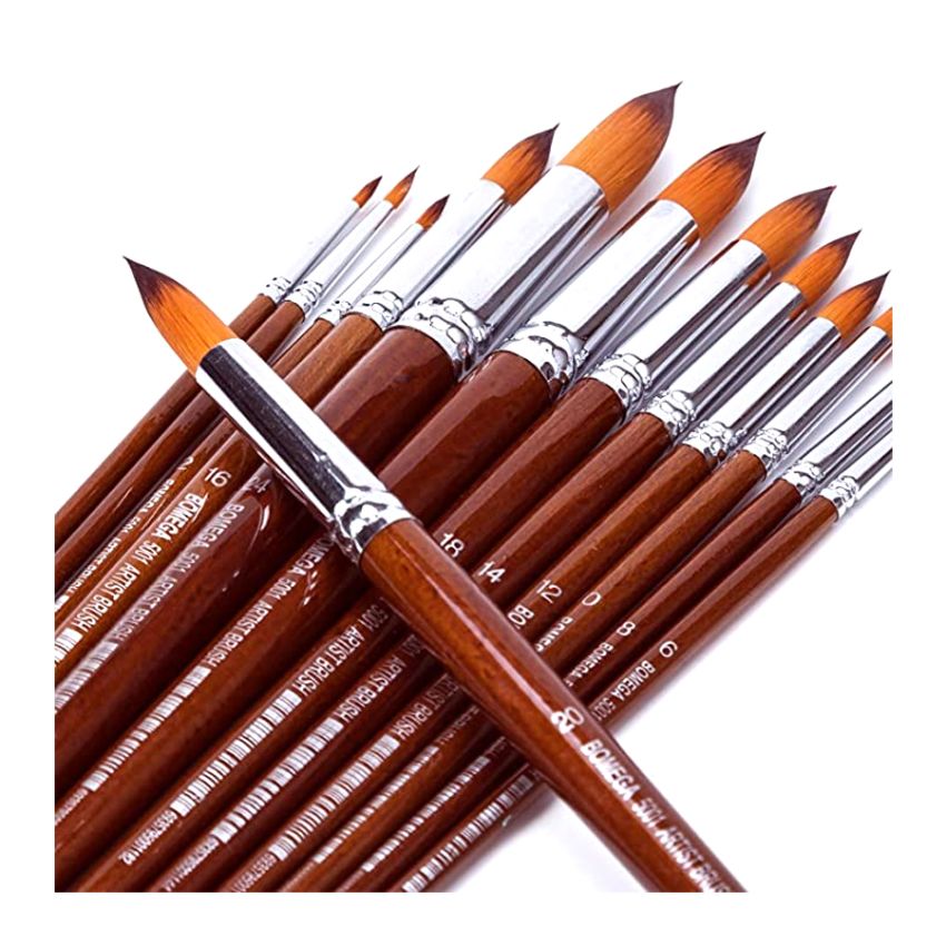 Keep Smiling Artist Round Brush 5001 Set 13 Pcs