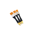 Alberto Artist Gesso Flat Brushes 3pcs