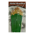 Keep Smiling Single Natural Bristle Oil Painting Stencil Brush