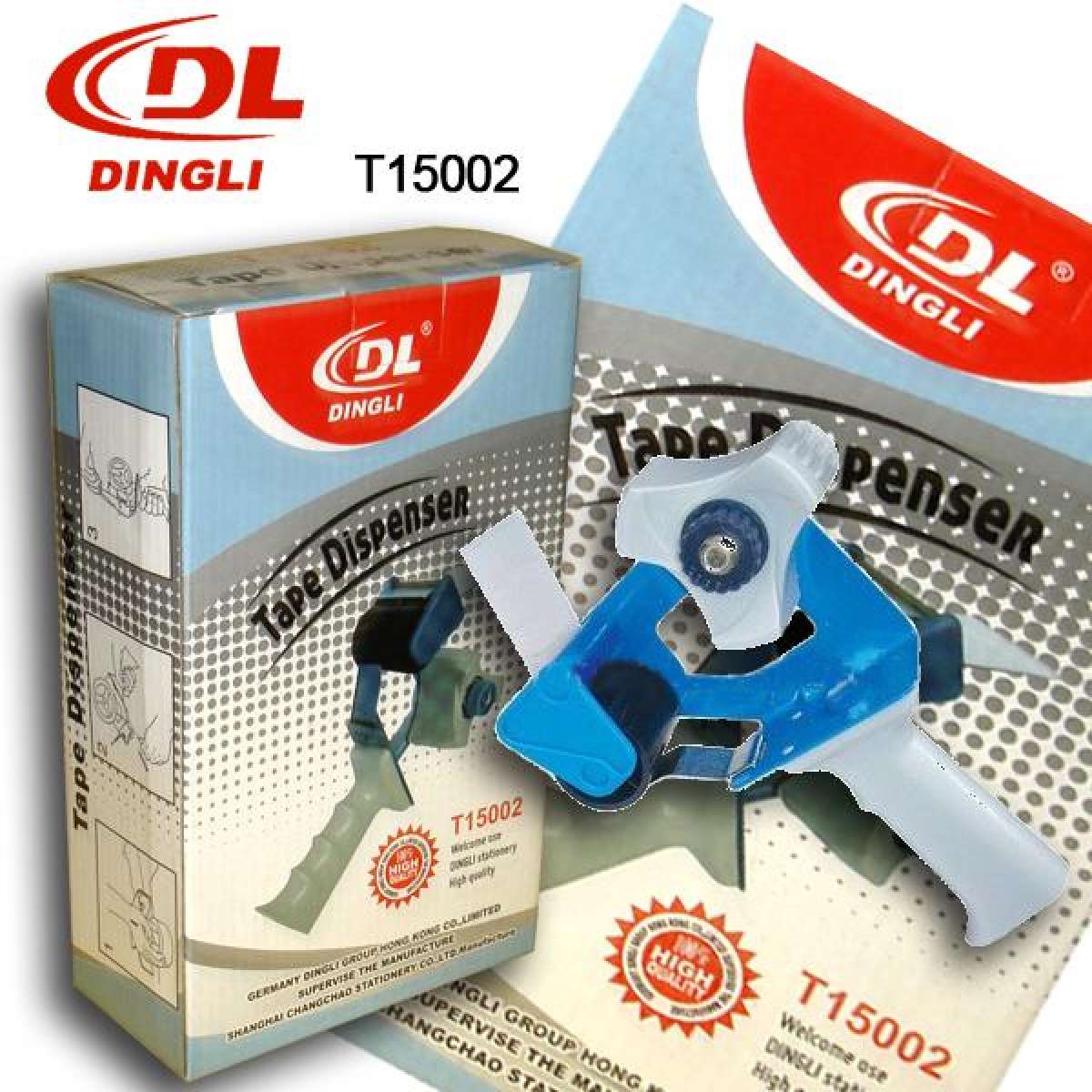 Tape Dispenser for 3 inch tape Handled Hand