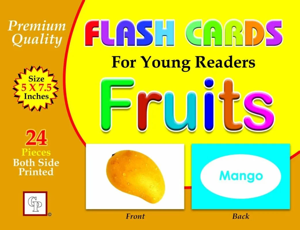 Learning Flash Cards for Kids – fruits