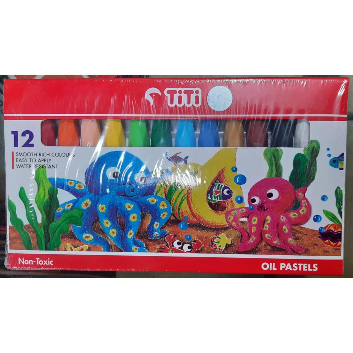 TiTi Oil Pastels 12, 24, 36 & 48 Colors