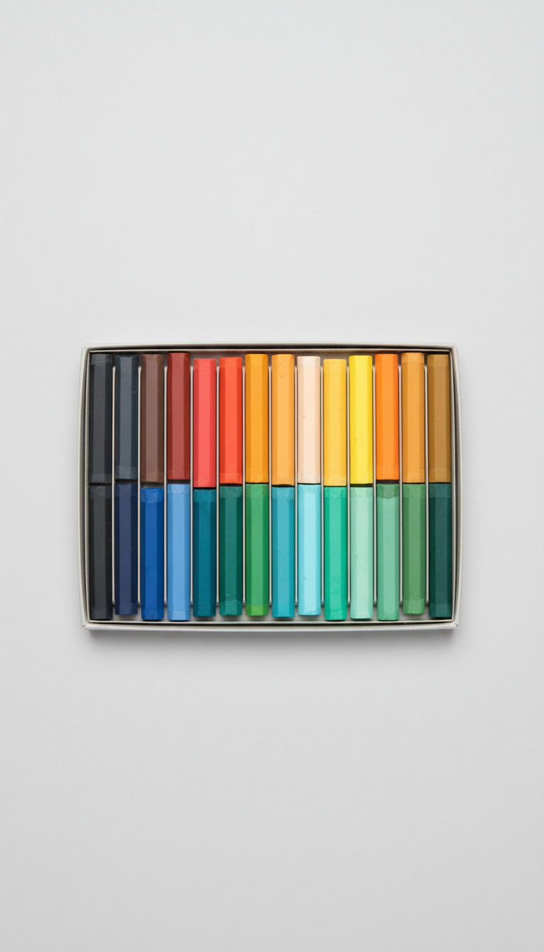 Artist-grade oil pastels collection