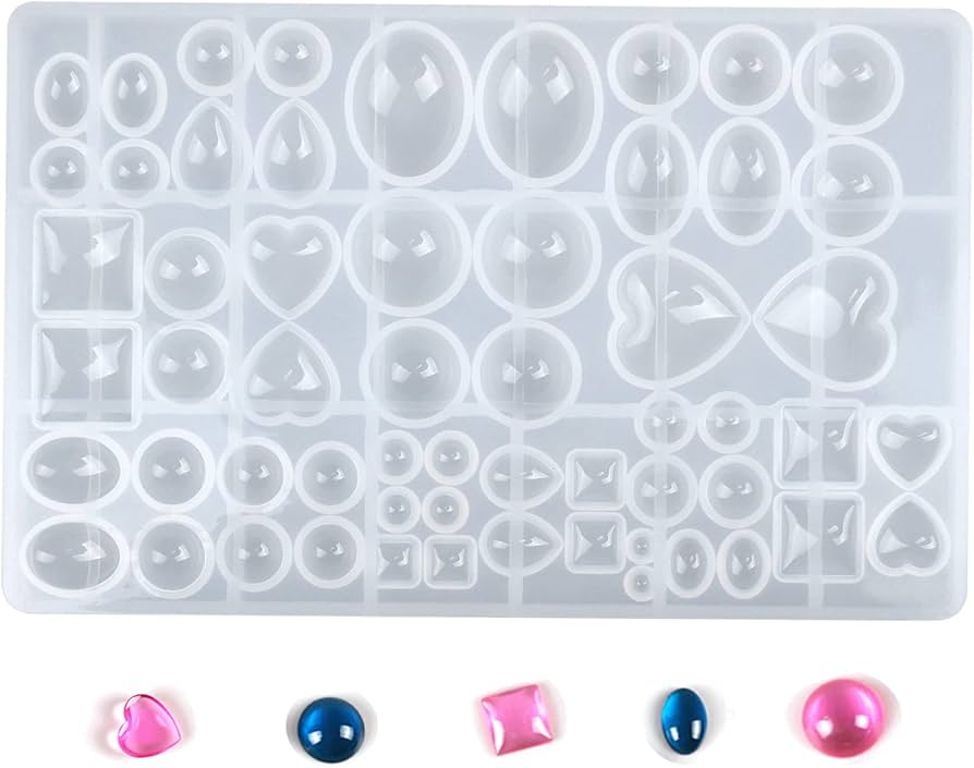 Resin 3D Gem Diamond Silicone Mold