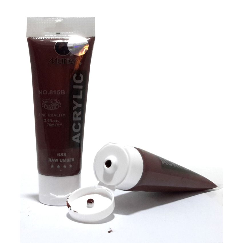 Maries Acrylic Paints 75ml Tube Raw Umber #688