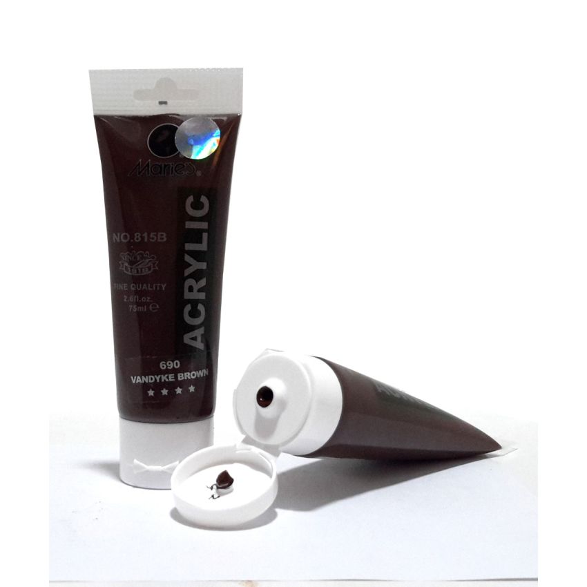 Maries Acrylic Paints 75ml brown