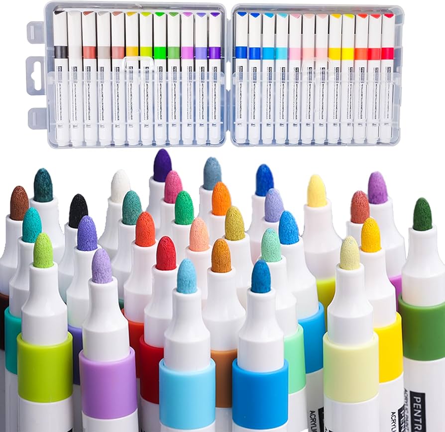 Acrylic Paint Marker Set 24 Colors