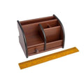 Wooden Desk Organizer with Drawer