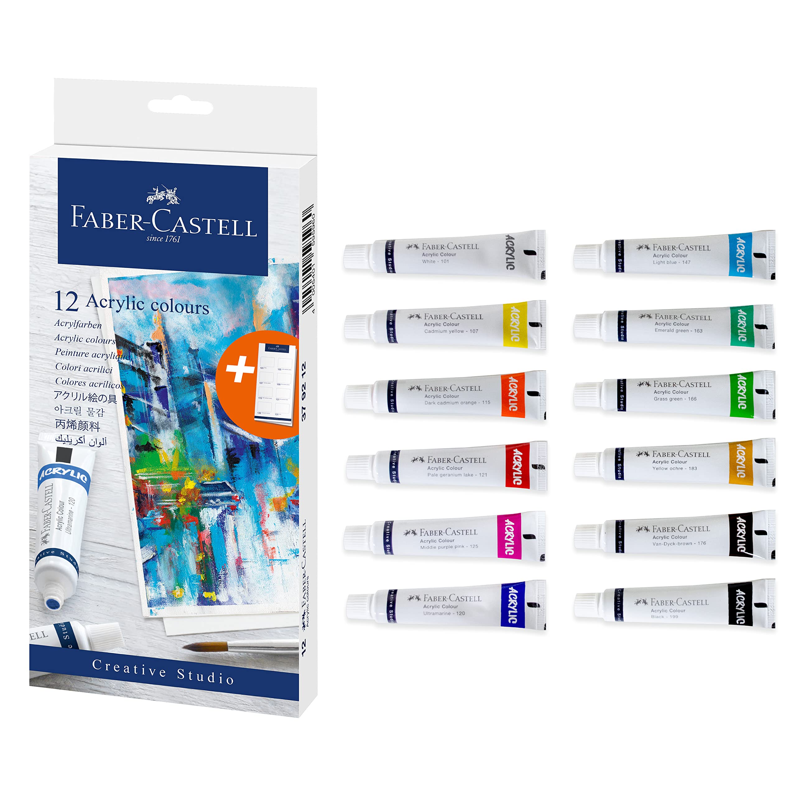 Faber-Castell Acrylic Paints Set of 12