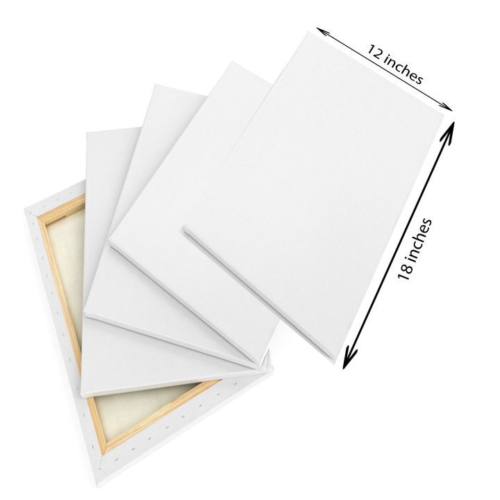 Canvas Boards – 12 × 18 Inch Pack of 5