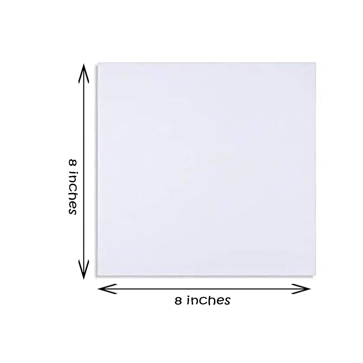 Canvas Board 8 x 8  for Painting