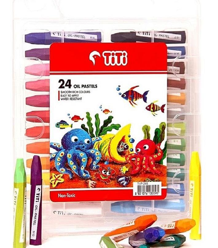 TiTi Oil Pastels 12, 24, 36 & 48 Colors