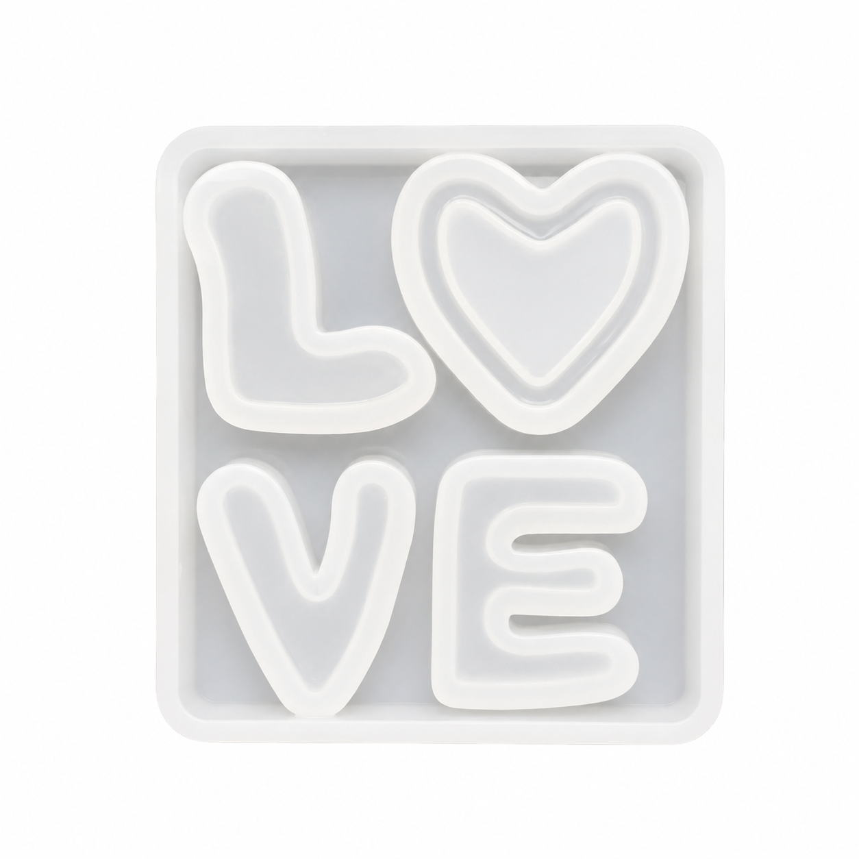 Love Silicone Mold – 2×2 Inch