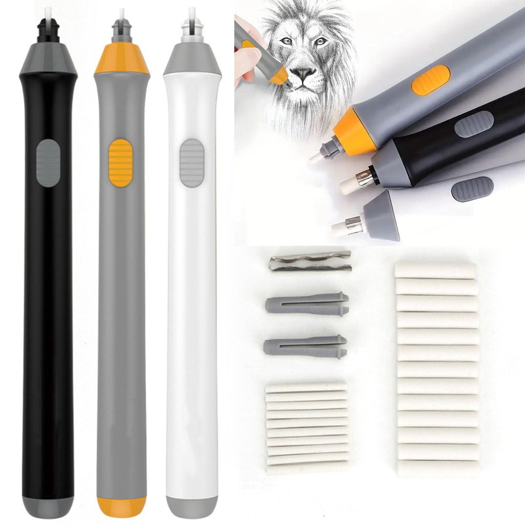Battery Operated Electric Eraser with Refills