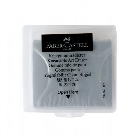 Faber-Castell Kneadable Eraser – Grey (Plastic Box)