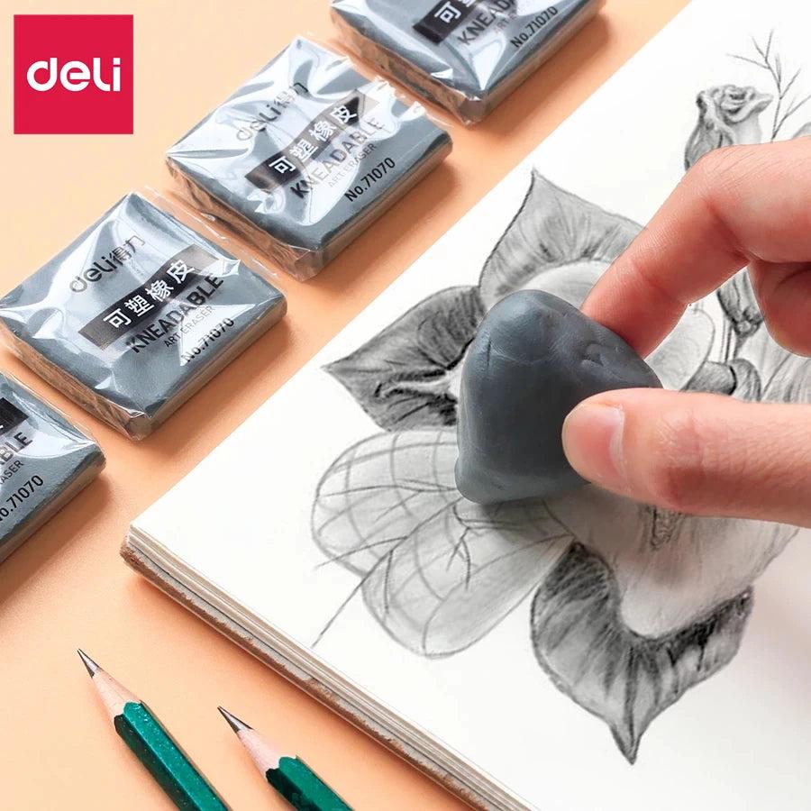 Deli Kneadable Art Erasers for Charcoal