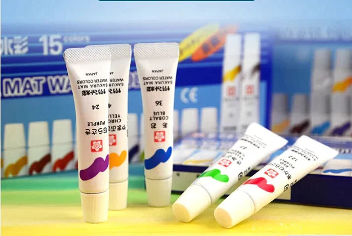Sakura Mat Watercolor Paints 5ml Tube