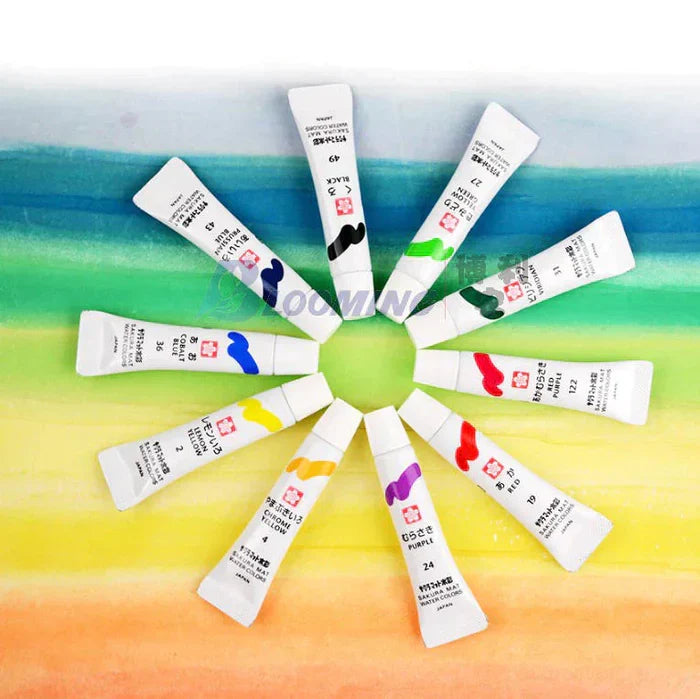Sakura Mat Watercolor Paints 5ml Tube