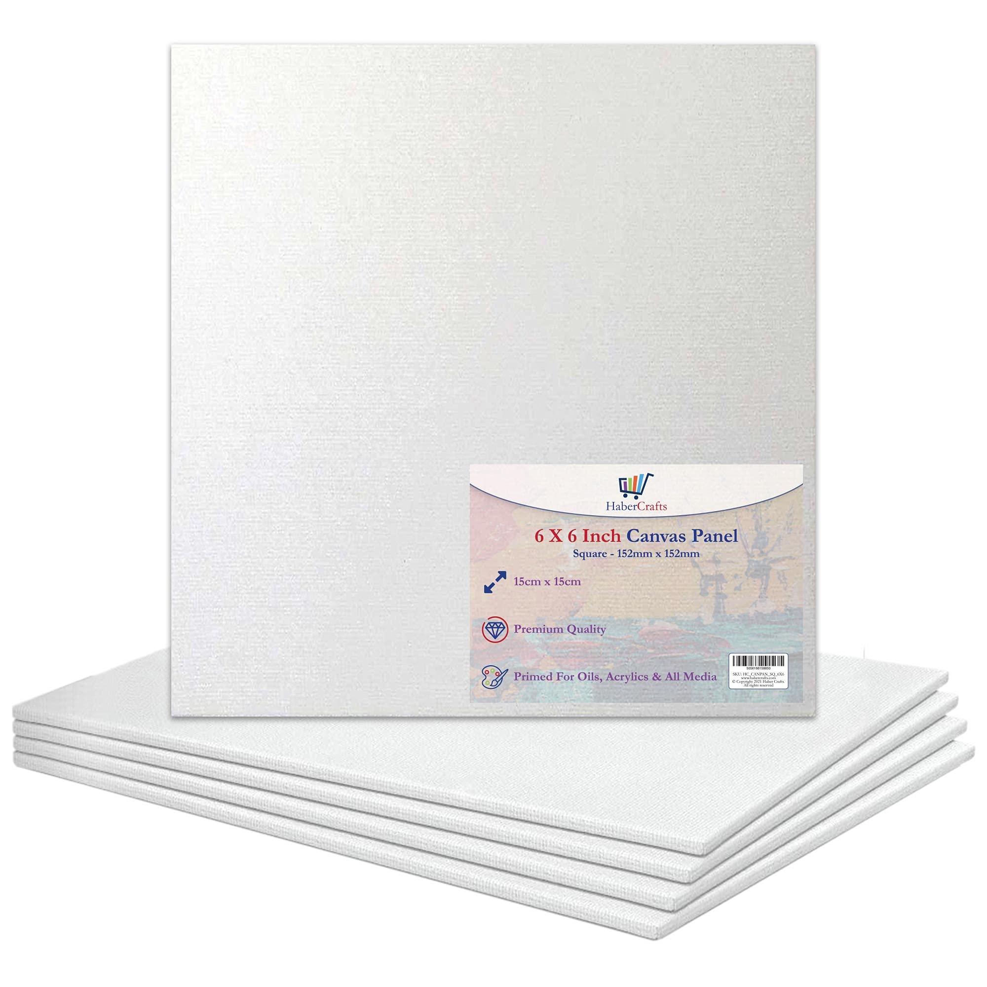Canvas Board – 6 × 6 Inch Pack of 3 PCS