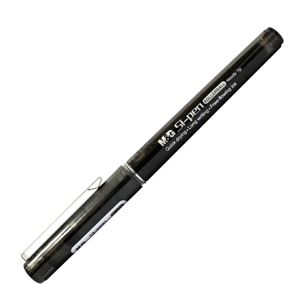 M&G SI Pen S7 Black Roller Pen  0.7mm