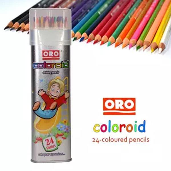 ORO Colour Pencil Jar 24& 36 Colours