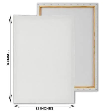 Canvas Board 12 x 16 Inches – Best for Acrylic & Oil Painting