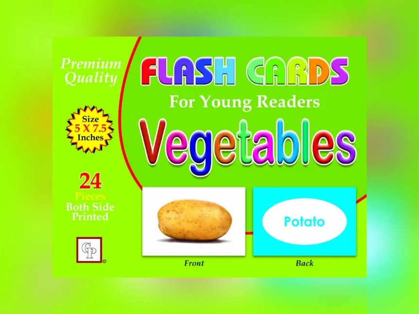 Learning Flash Cards for Kids – Vegetables