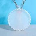 Wave Edge Round Coaster Silicone Mold – 7 Inch