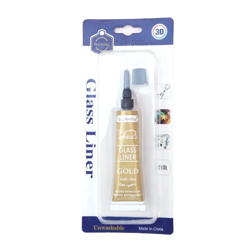 Keep Smiling Glass Paint Liner 3D Glass Color – 21ml