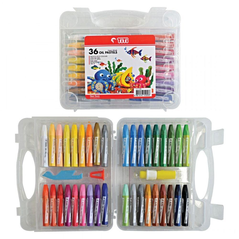 TiTi Oil Pastels 12, 24, 36 & 48 Colors