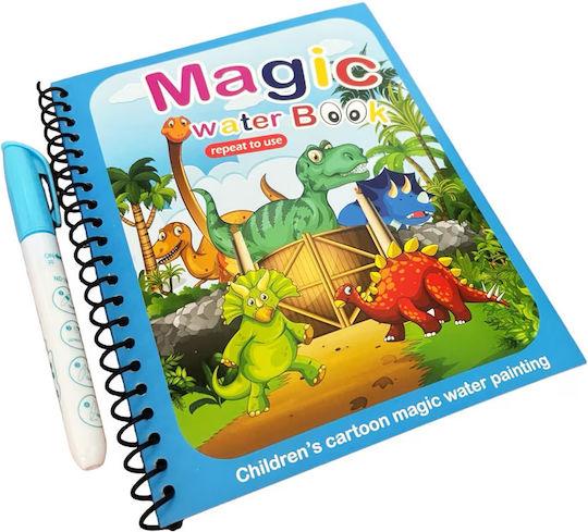 Reusable Magic Water Quick Dry Coloring Book with Magic Pen