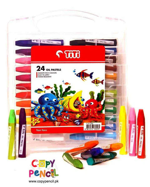 TiTi Oil Pastels 12, 24, 36  48 60 & 72 Colors