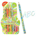Rainbow Swirl Color Pencils – Pack of 4 with Sharpener
