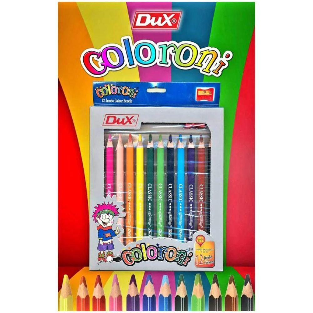 Coloroni Jumbo Colour Pencils – 12 Colours