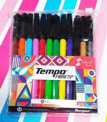 Tempo 12 Colours Marker Set