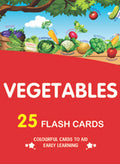Flash Cards Vegetables 25 Cards