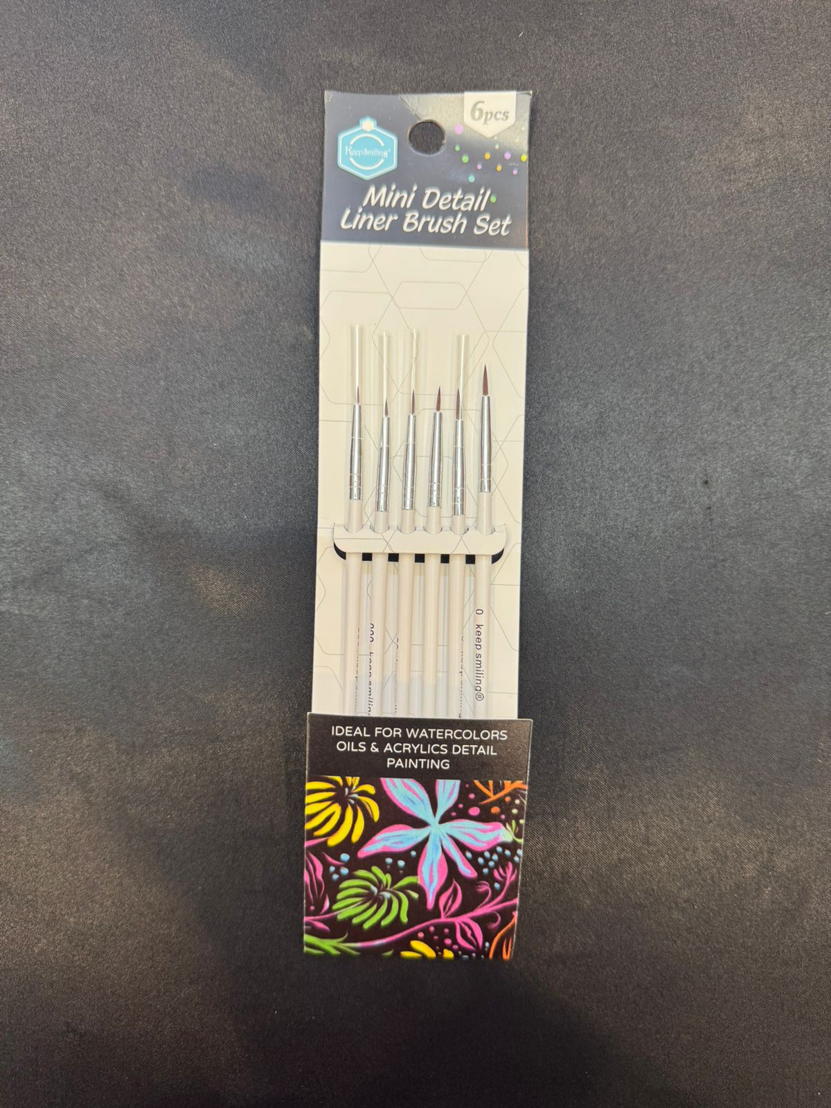 6 Pcs Detail Liner Brush Set