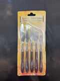 Palette Knife Set Stainless Steel Painting Mixing Knives 5 Piece Artist