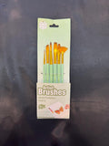 10 Pieces Multi-Shape Paint Brushes