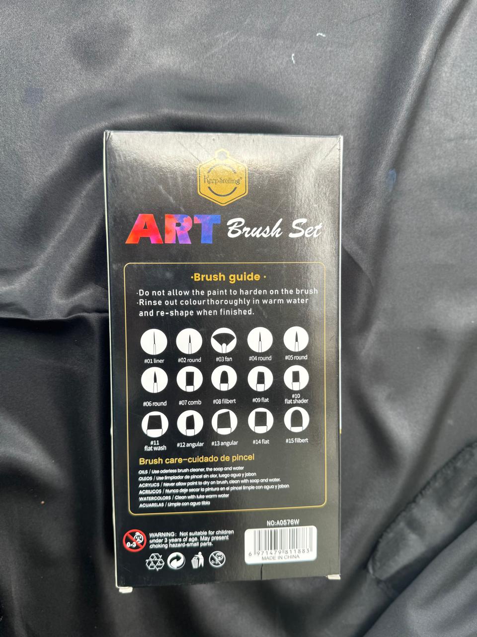 Keep Smiling Professional Paint Brush Set of 15 pcs