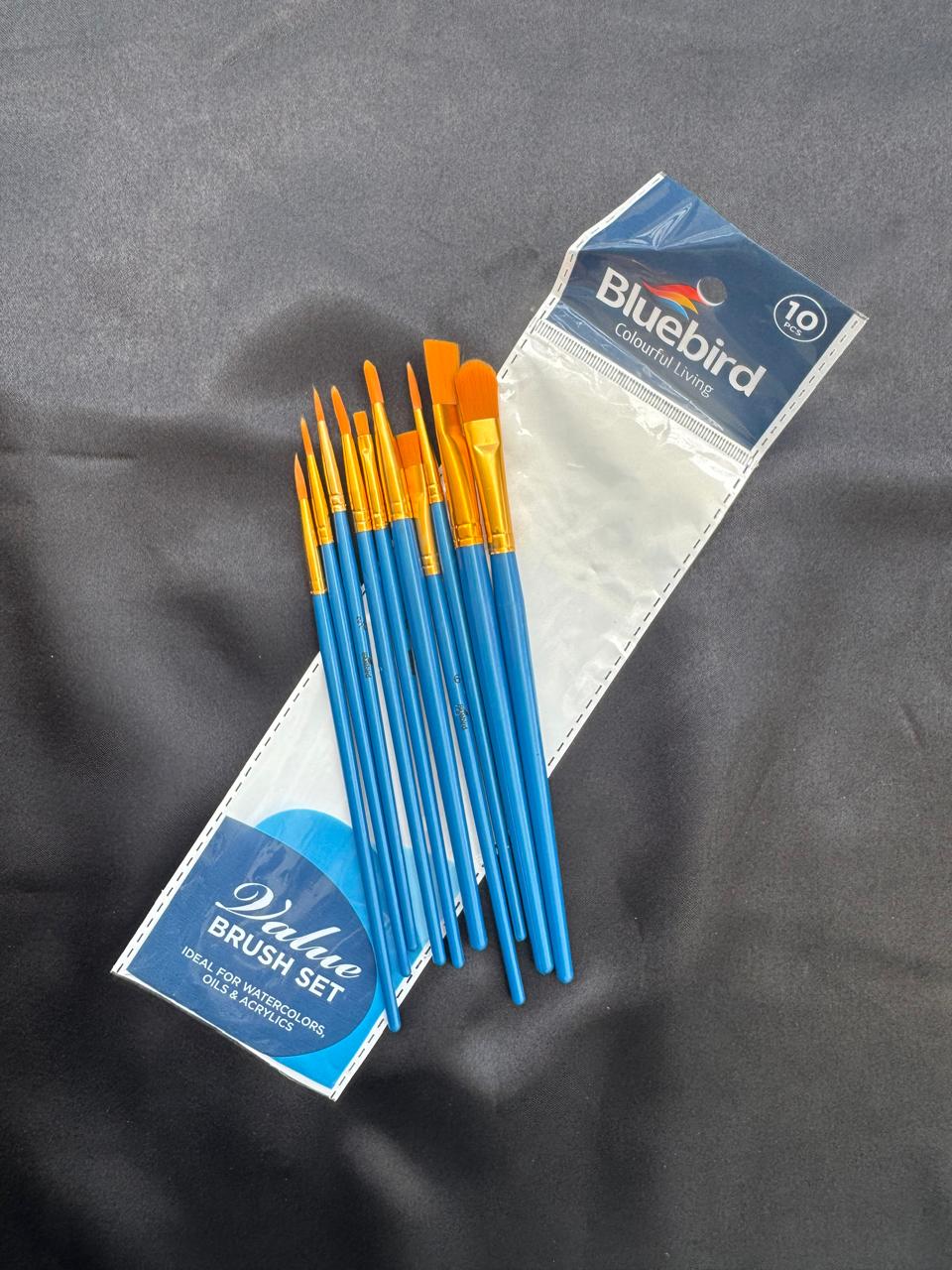 Bluebird Artist Paint Brush Set 10 Pieces Multi-Shape