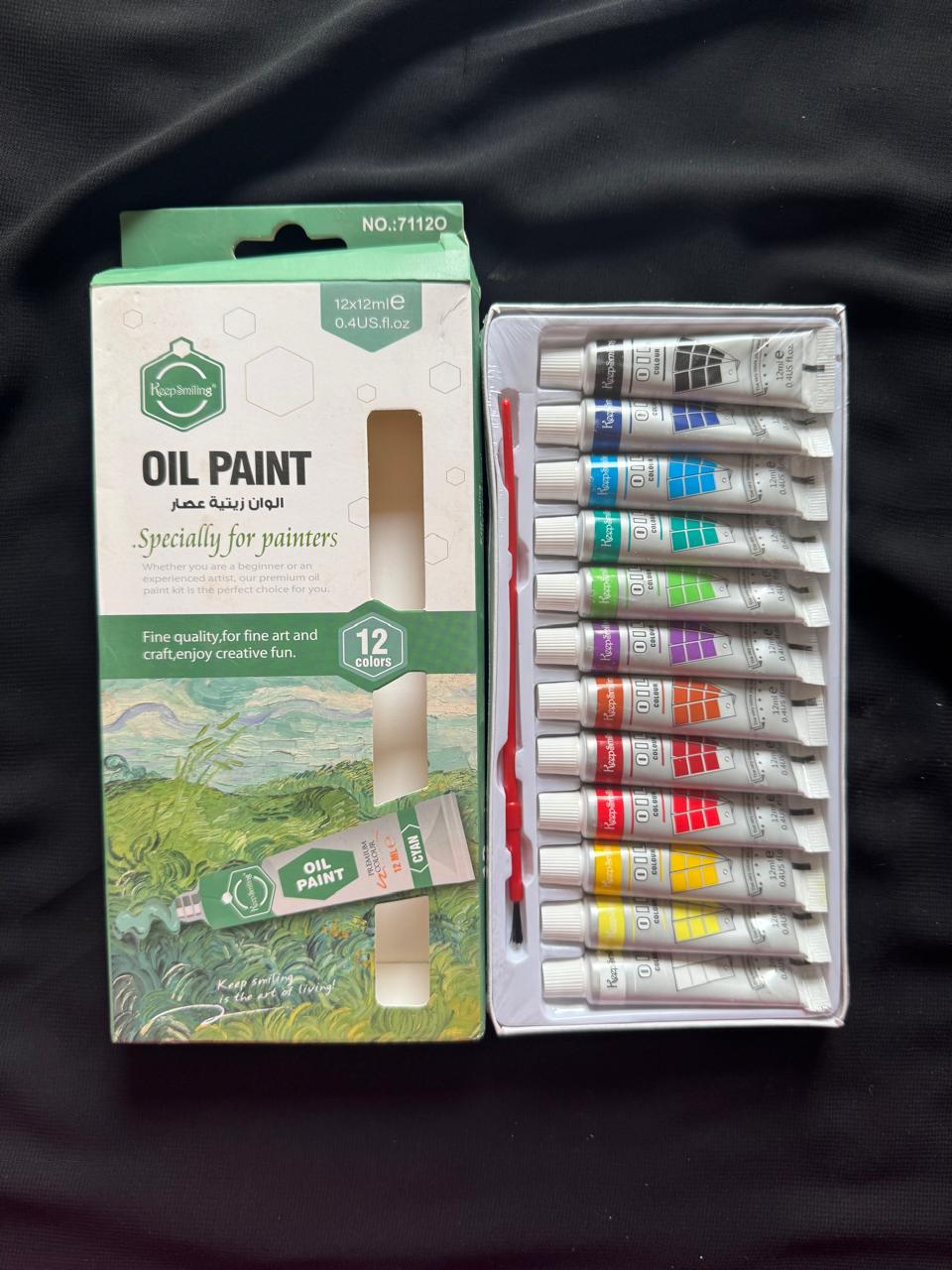 keep smiling oil paints 12pcs 12ml each